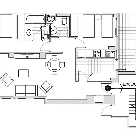 Apartman 100m Playa Centrico 2 Dobles